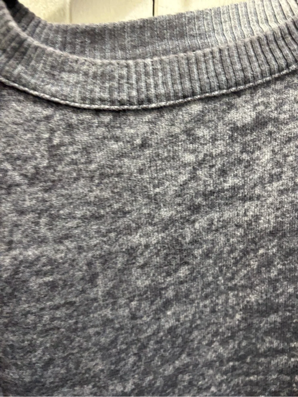 Helix men Washed Knit Crewneck Sweater - Gray